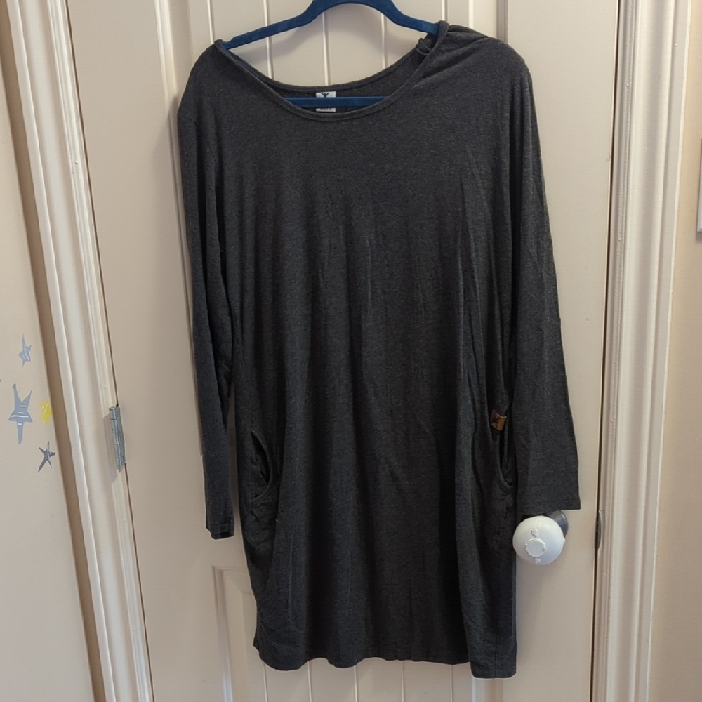 Brok boys 🇨🇦 BC  Smallshop Made Long Sleeve Bamboo Dress With Pockets Sz.Xl